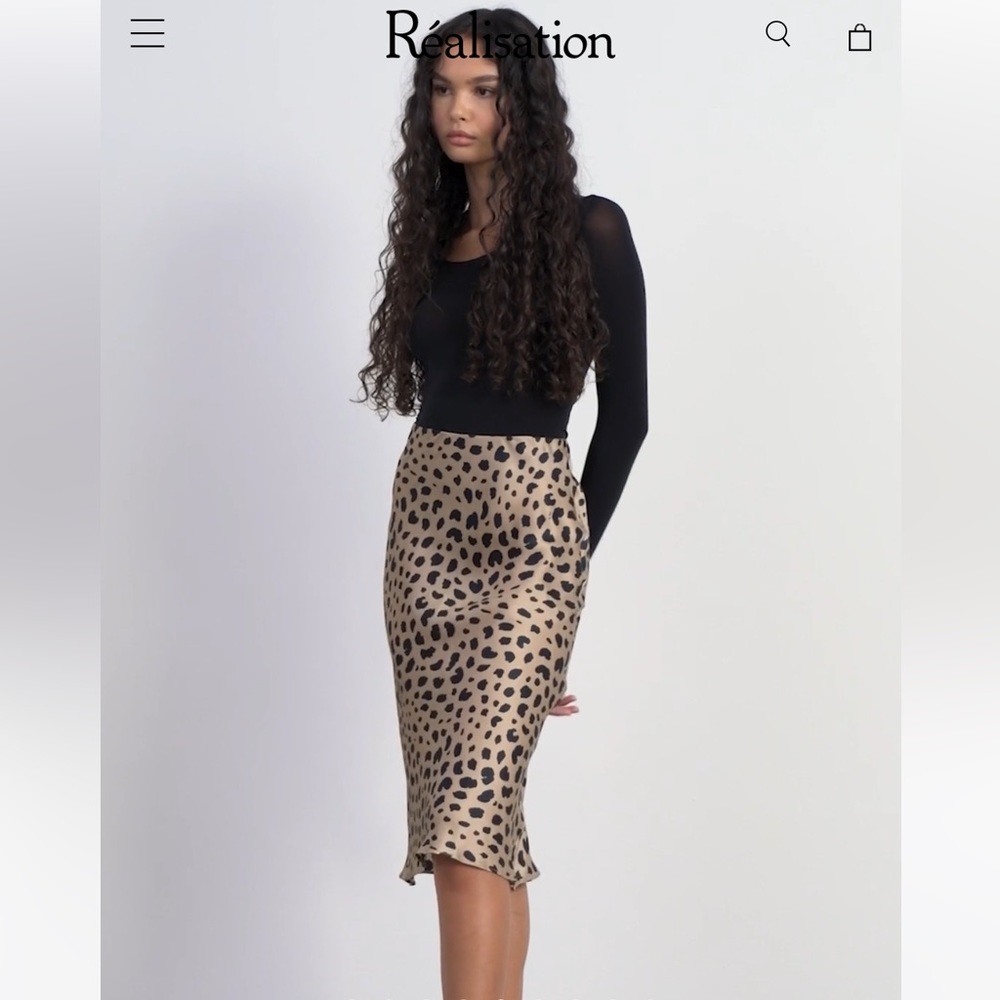 Realisation Par The Naomi midi skirt in Wild Things
